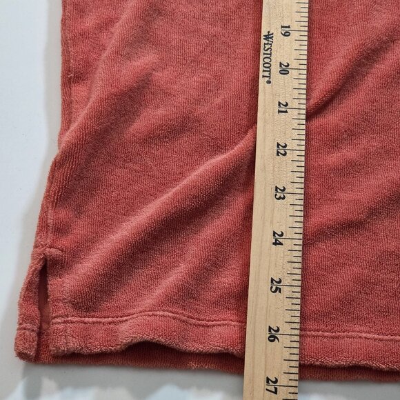 Hiroshi Kato Terry Cloth The Polo Shirt Mens M Burnt Orange SS USA Sophisticated - Picture 8 of 14